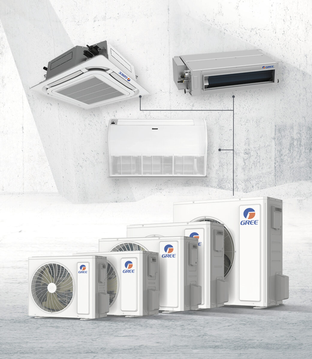 Climatisation commerciale gainable, cassette et plafond/plancher U-Match