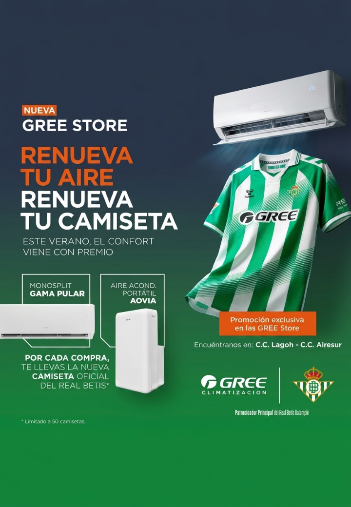 GREE Store: promoción camiseta oficial del Real Betis Balompié