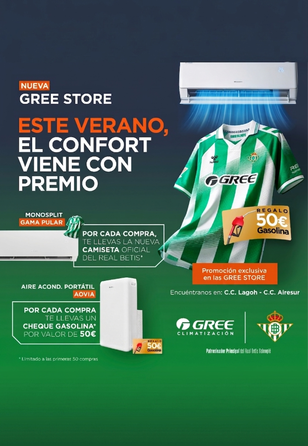 GREE Store: promoción camiseta oficial del Real Betis Balompié